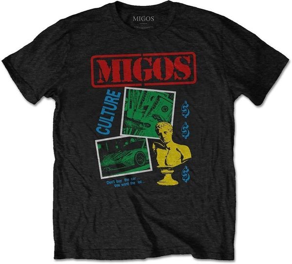 Migos Migos Majica Don't Buy The Car Unisex Black L