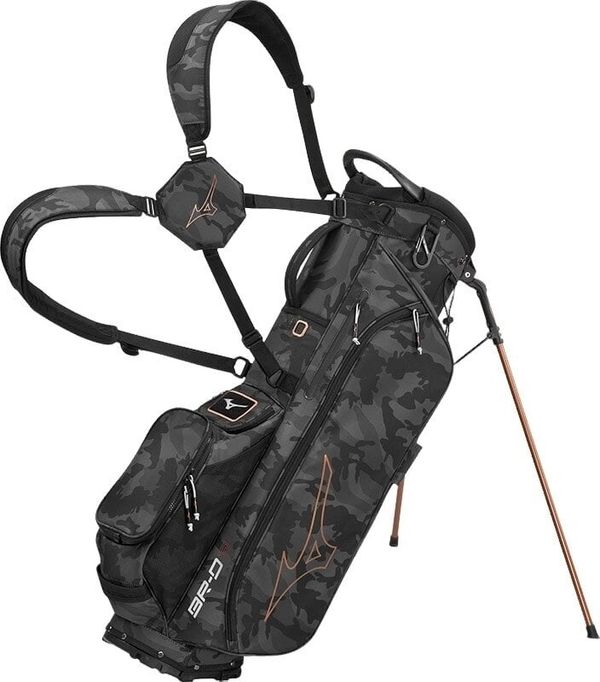 Mizuno Mizuno BR-D3 25 Golf torba Stand Bag Black Camo/Copper