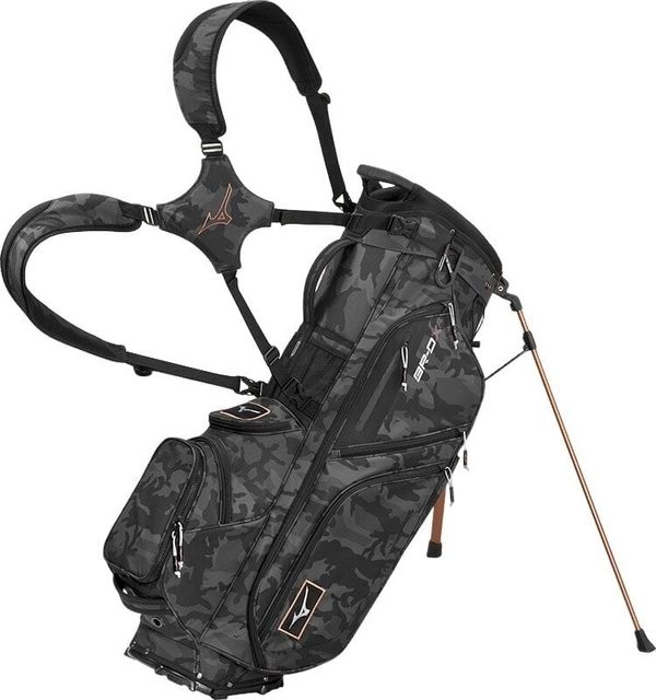 Mizuno Mizuno BR-DX 25 Golf torba Stand Bag Black Camo/Copper