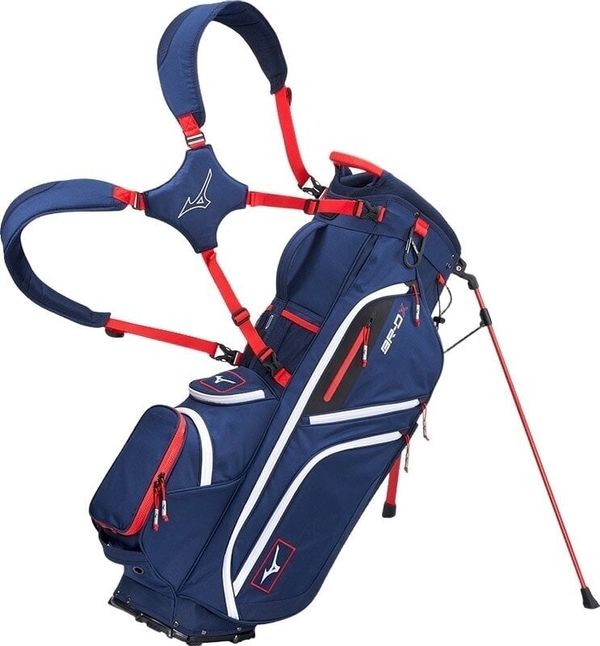 Mizuno Mizuno BR-DX 25 Golf torba Stand Bag Navy/Red