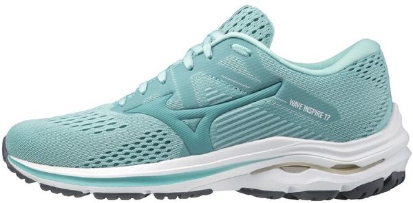 Mizuno Mizuno Wave Inspire 17 Eggshell Blue/Dusty Turquoise/Pastel Yellow 36,5 Cestna tekaška obutev