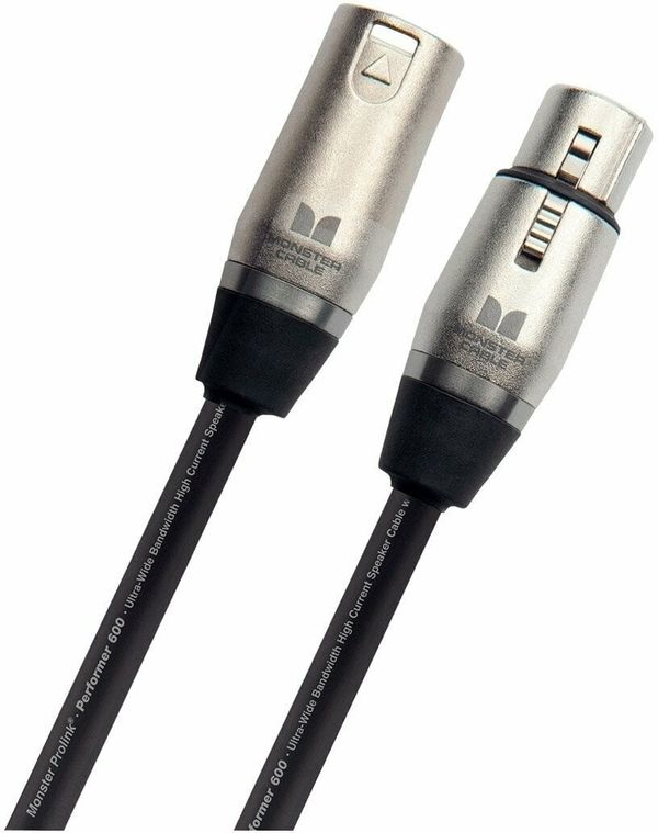 Monster Cable Monster Cable Prolink Performer 600 10FT XLR Microphone Cable Črna 3 m