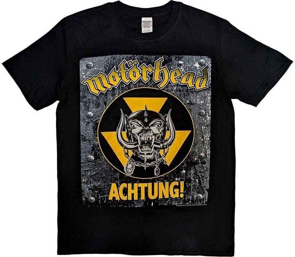 Motörhead Motörhead Majica Achtung! Unisex Black L