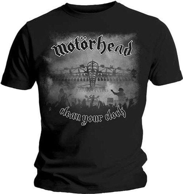 Motörhead Motörhead Majica Clean Your Clock B&W Unisex Black M