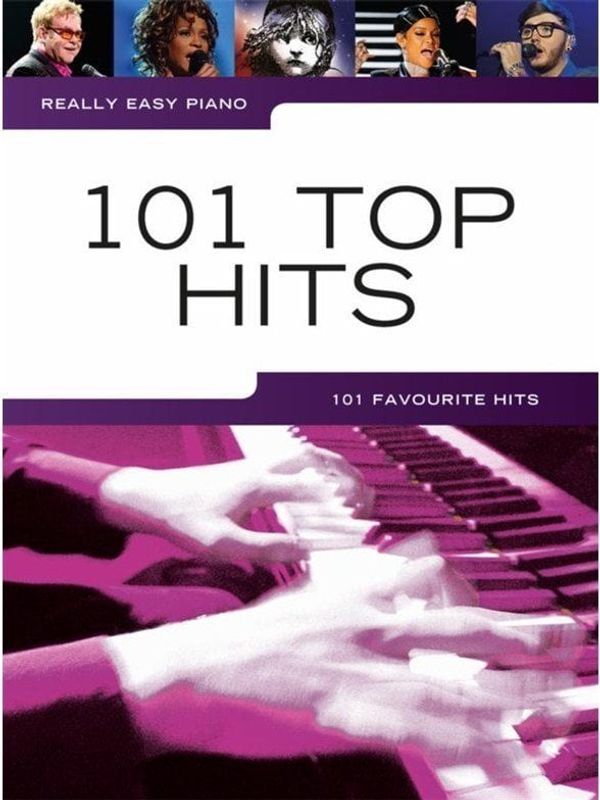 Music Sales Music Sales Really Easy Piano: 101 Top Hits Notna glasba