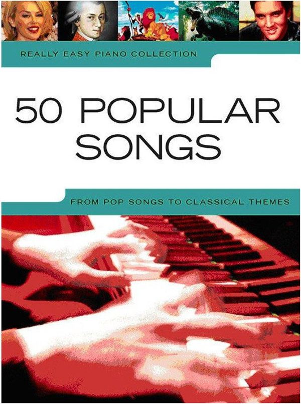 Music Sales Music Sales Really Easy Piano: 50 Popular Songs Notna glasba