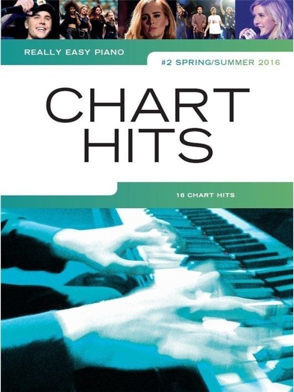 Music Sales Music Sales Really Easy Piano: Chart Hits Vol. 2 (Spring/Summer 2016) Note