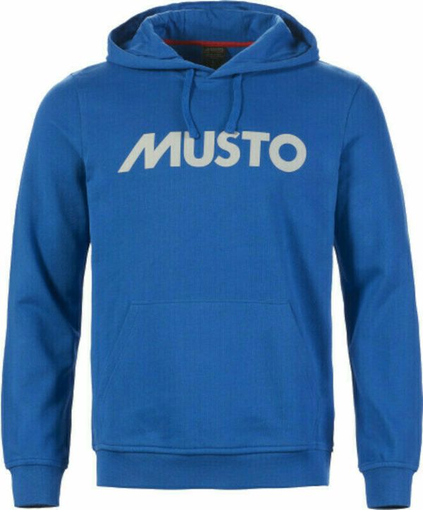 Musto Musto Essentials Logo Jopa s kapuco Aruba Blue M