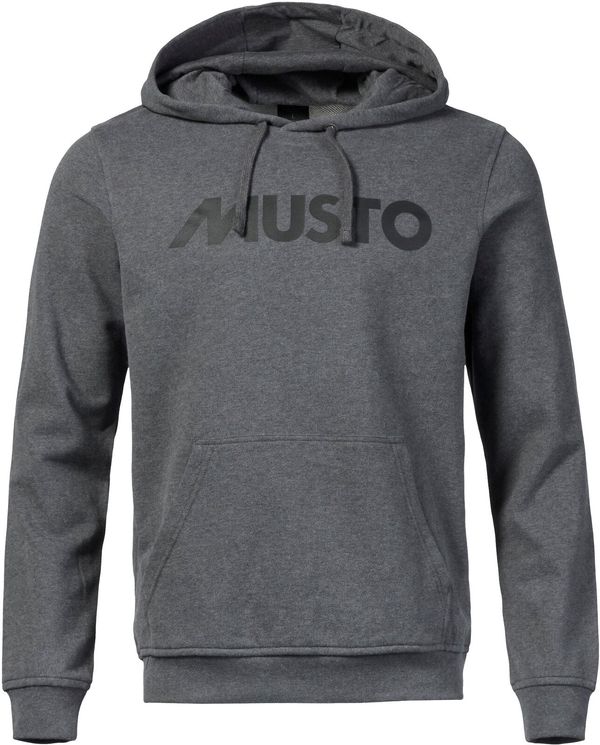 Musto Musto Logo Hoodie Pulover Dark Grey L