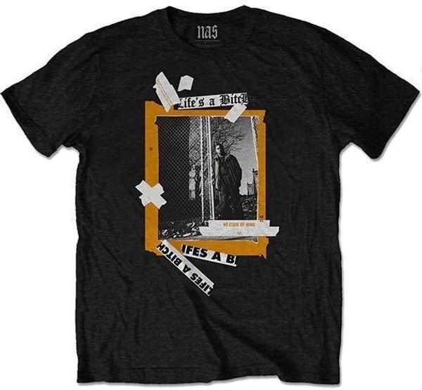 Nas Nas Majica Life's a Bitch Unisex Black M