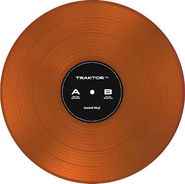 Native Instruments Native Instruments Traktor Control Vinyl DVS/Timecode Orange Transparent