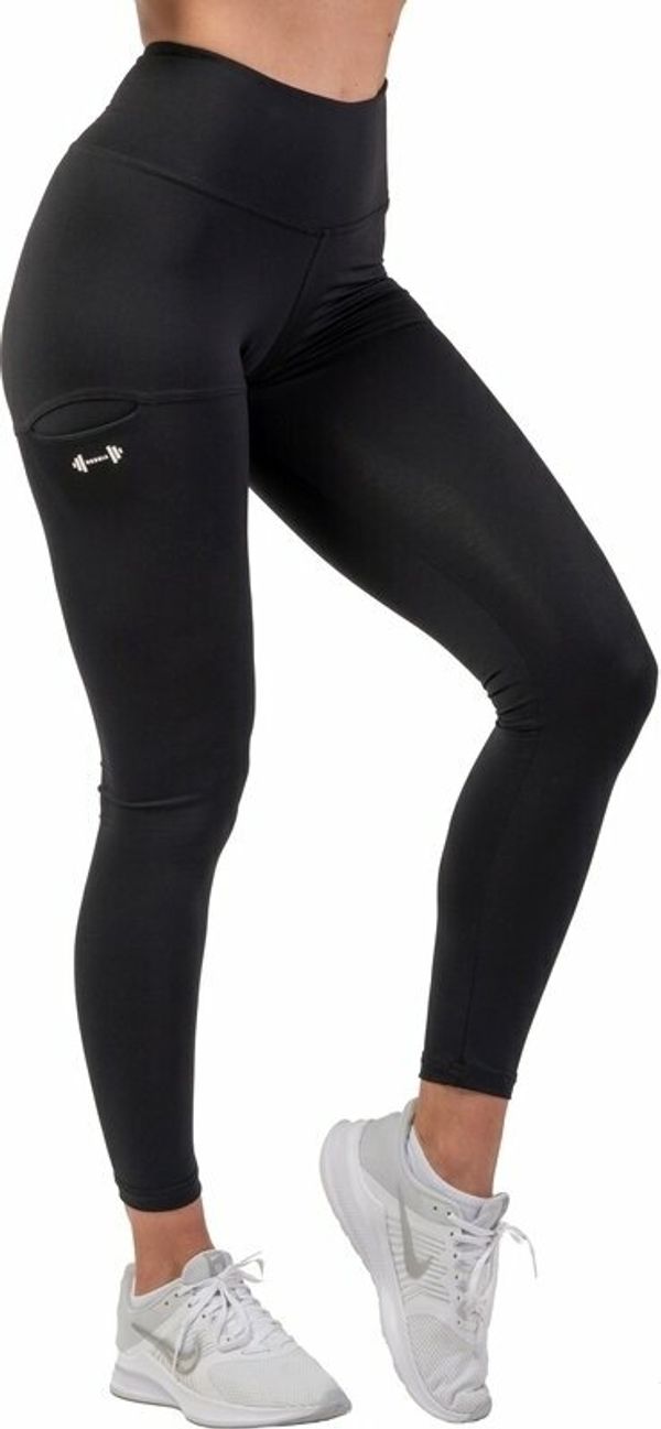 Nebbia Nebbia Active High-Waist Smart Pocket Leggings Black XS Fitnes hlače