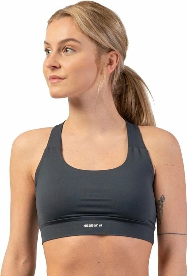 Nebbia Nebbia Active Sports Bra Dark Grey L Aktivno spodnje perilo