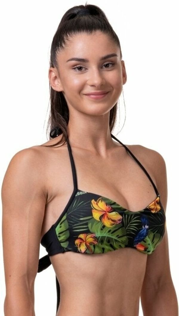 Nebbia Nebbia Earth Powered Bikini Top Jungle Green S Ženske kopalke