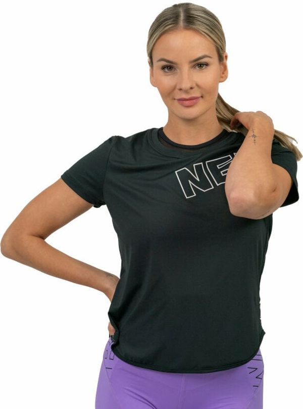 Nebbia Nebbia FIT Activewear Functional T-shirt with Short Sleeves Black S Fitnes majica