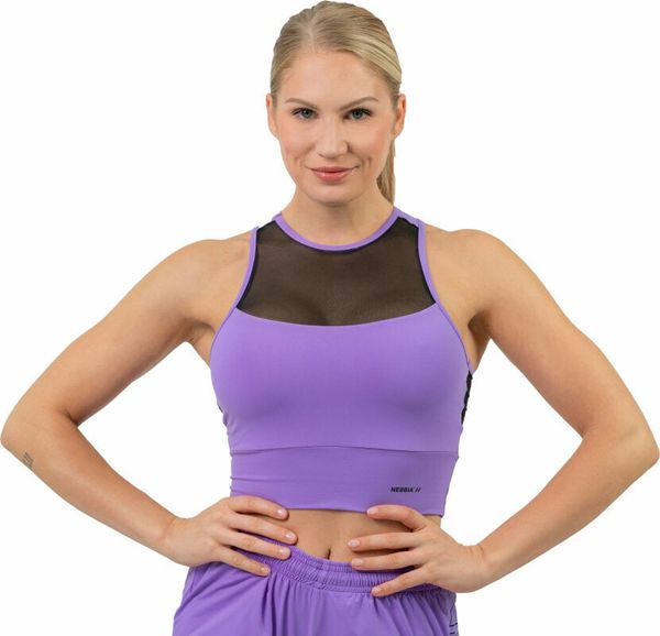 Nebbia Nebbia FIT Activewear Padded Sports Bra Lila L Aktivno spodnje perilo