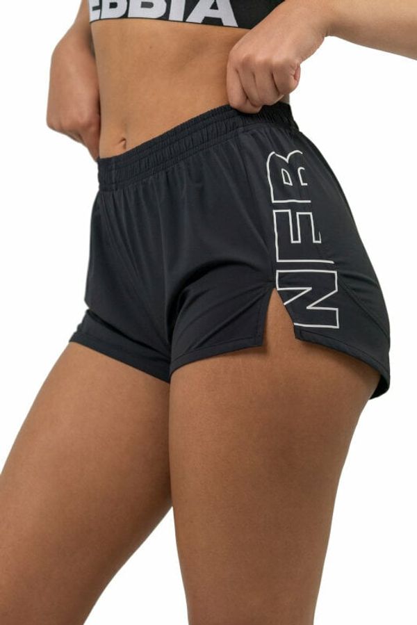 Nebbia Nebbia FIT Activewear Smart Pocket Shorts Black S Fitnes hlače