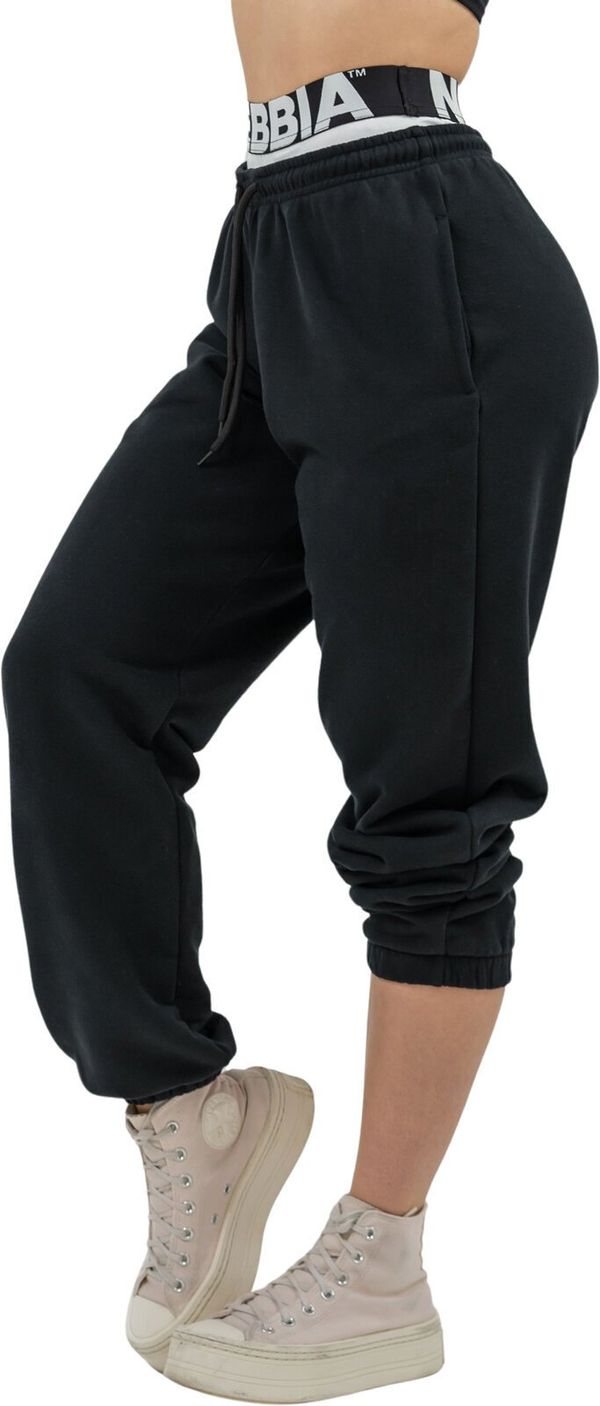 Nebbia Nebbia Fitness Sweatpants Muscle Mommy Black XS Fitnes hlače