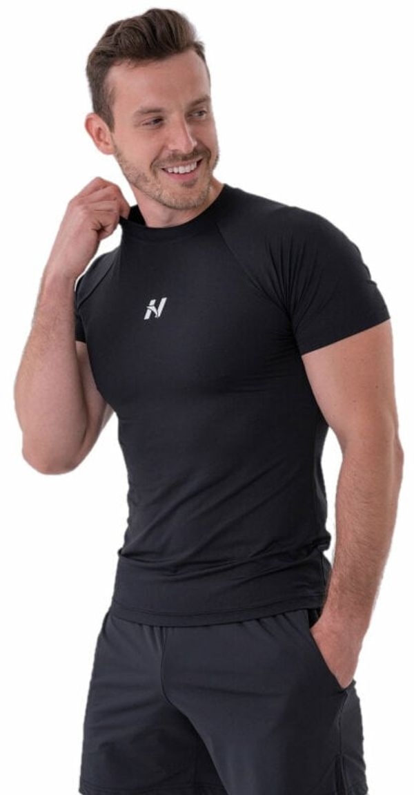Nebbia Nebbia Functional Slim-fit T-shirt Black M Fitnes majica