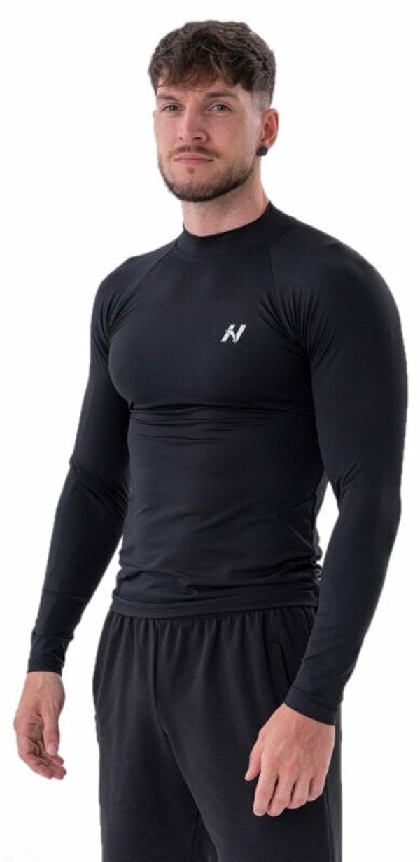 Nebbia Nebbia Functional T-shirt with Long Sleeves Active Black L Fitnes majica