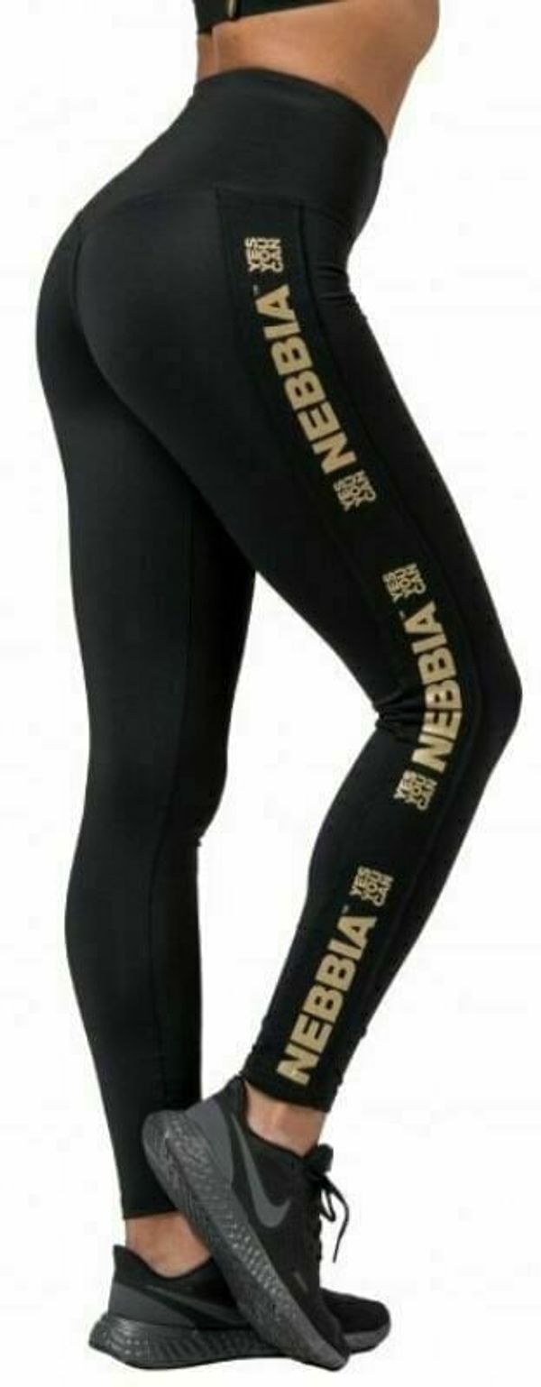 Nebbia Nebbia Gold Classic Leggings Black XS Fitnes hlače