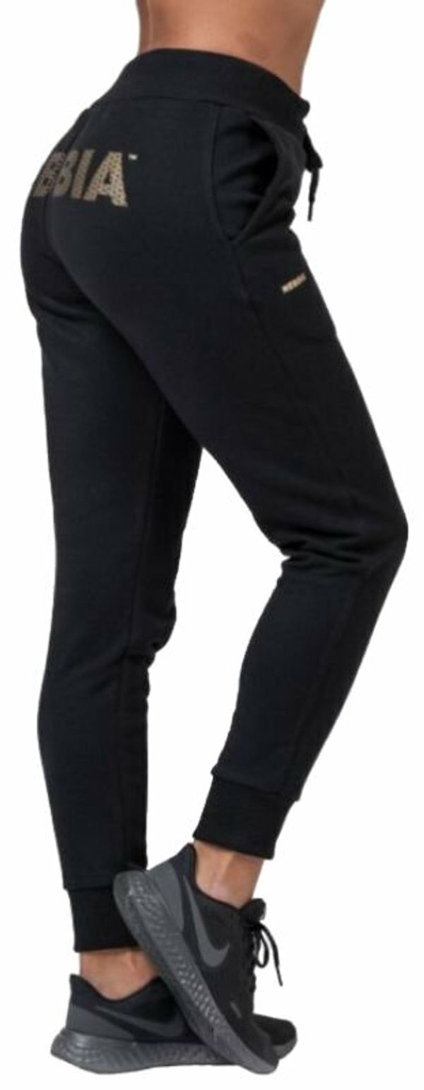 Nebbia Nebbia Gold Classic Sweatpants Black S Fitnes hlače