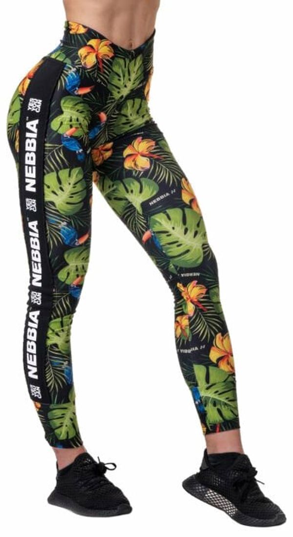 Nebbia Nebbia High-Waist Performance Leggings Jungle Green XS Fitnes hlače