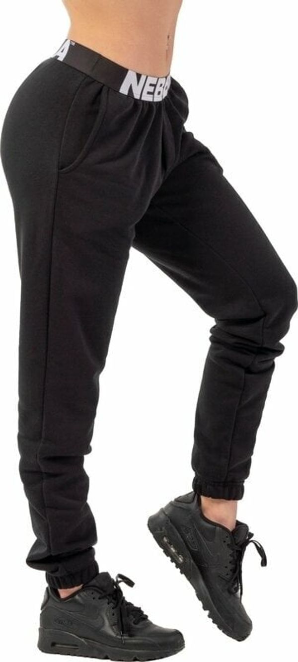 Nebbia Nebbia Iconic Mid-Waist Sweatpants Black S Fitnes hlače