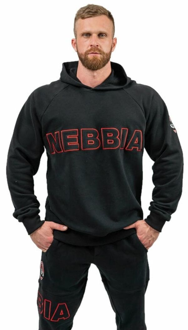 Nebbia Nebbia Long Pullover Hoodie Legacy Black M Trenirka za fitnes