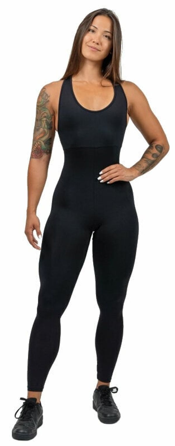 Nebbia Nebbia One-Piece Workout Jumpsuit Gym Rat Black M Fitnes hlače