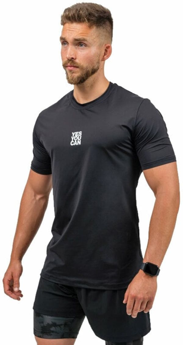 Nebbia Nebbia Short-Sleeve Sports T-Shirt Resistance Black M Fitnes majica