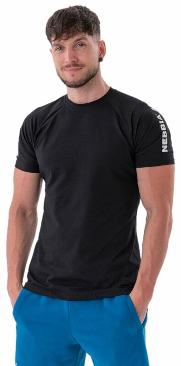 Nebbia Nebbia Sporty Fit T-shirt Essentials Black 2XL Fitnes majica