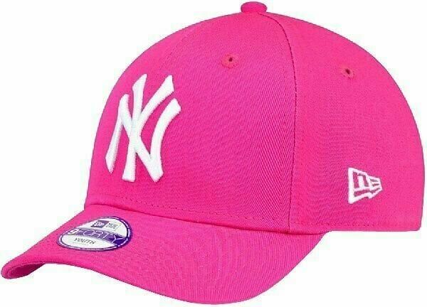 New York Yankees New York Yankees 9Forty K MLB League Basic Hot Pink/White Youth Baseball Kapa