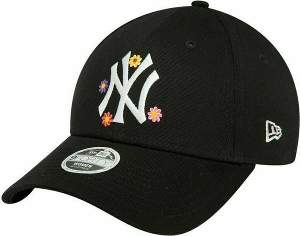 New York Yankees New York Yankees 9Forty W MLB Flower Black/White UNI Baseball Kapa