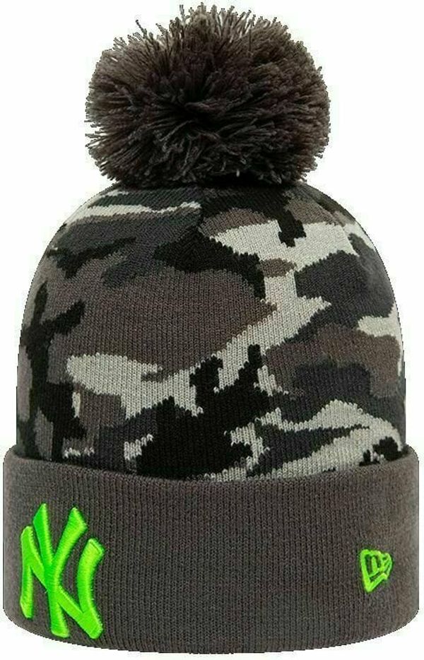 New York Yankees New York Yankees MLB Camo Crown Grey Camo/Green UNI Zimska kapa