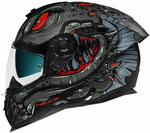 Nexx Nexx SX.100R Abisal Black/Red MT S Čelada