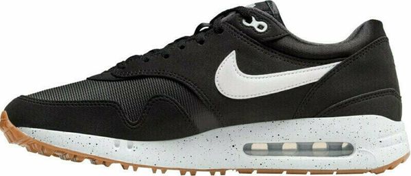 Nike Nike Air Max 1 '86 Mens Golf Shoe Black/White 43