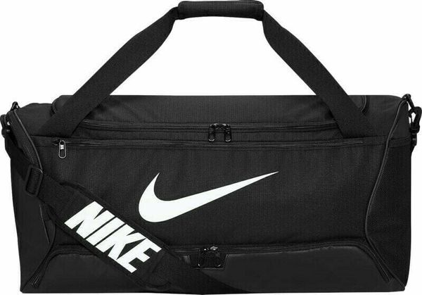 Nike Nike Brasilia 9.5 Duffel Bag Black/Black/White 60 L Sport Bag