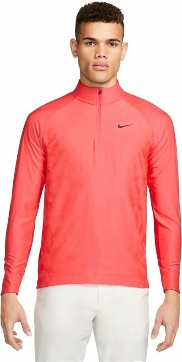 Nike Nike Dri-Fit ADV Tour Mens 1/2-Zip Golf Top Ember Glove/White L