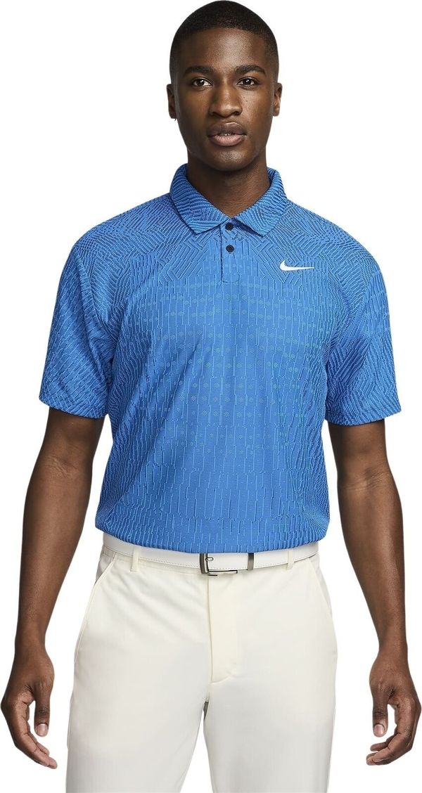 Nike Nike Dri-Fit ADV Tour Mens Polo Light Photo Blue/Court Blue/White S