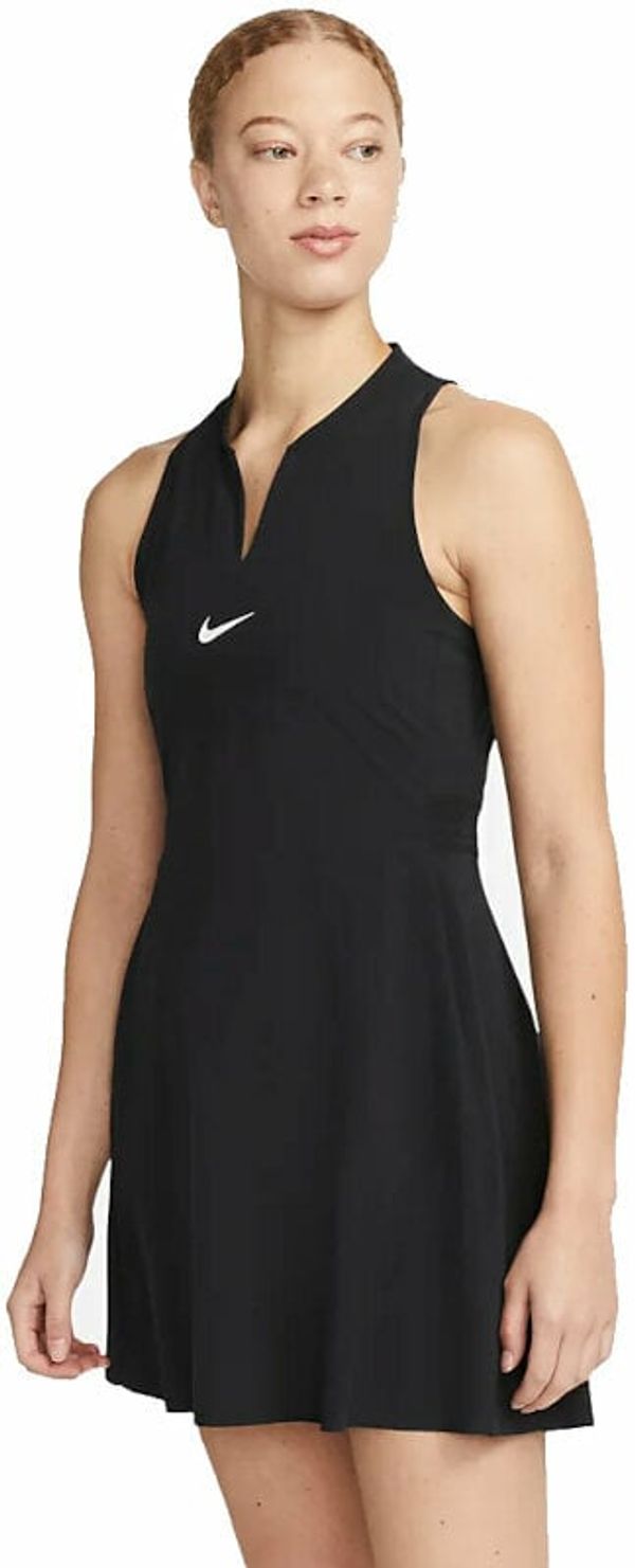 Nike Nike Dri-Fit Advantage Womens Tennis Dress Black/White XS Teniška obleka