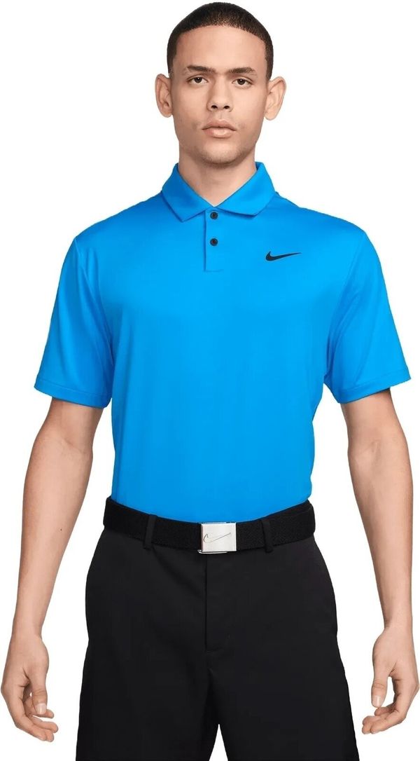 Nike Nike Dri-Fit Tour Solid Mens Polo Light Photo Blue/Black L