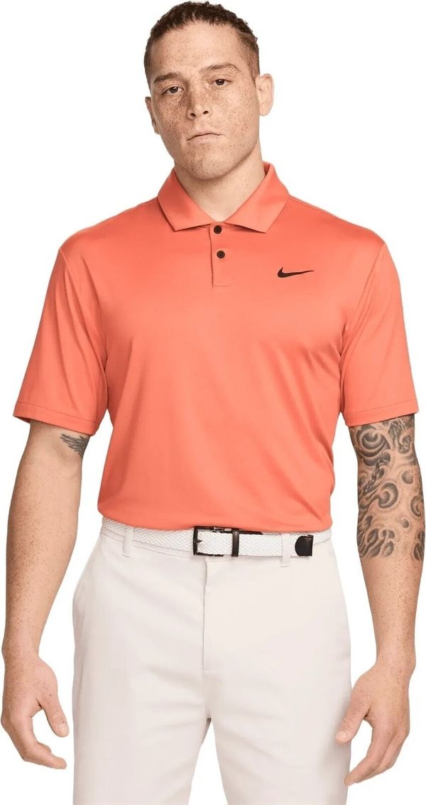 Nike Nike Dri-Fit Tour Solid Mens Polo Madder Root/Black L