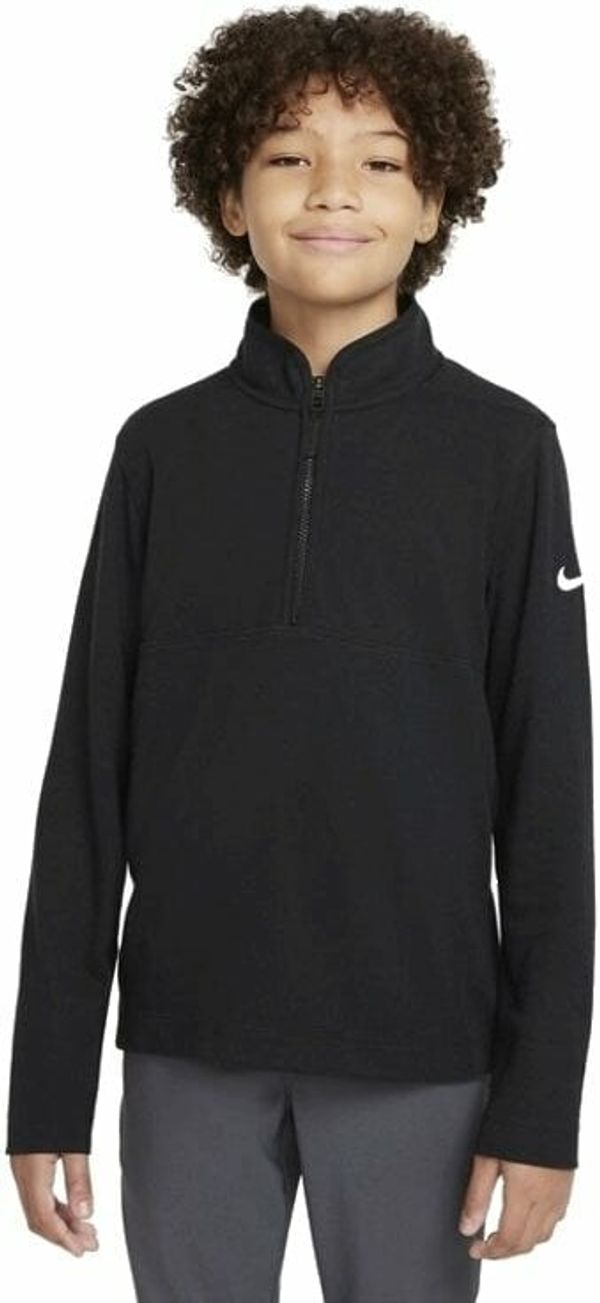 Nike Nike Dri-Fit UV Womens Full-Zip Golf Black/Black/White XS Polo majice