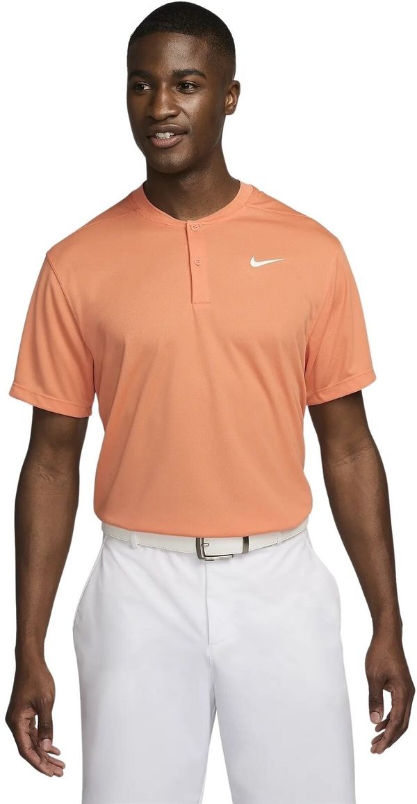 Nike Nike Dri-Fit Victory Blade Mens Polo Orange Trance/White 2XL