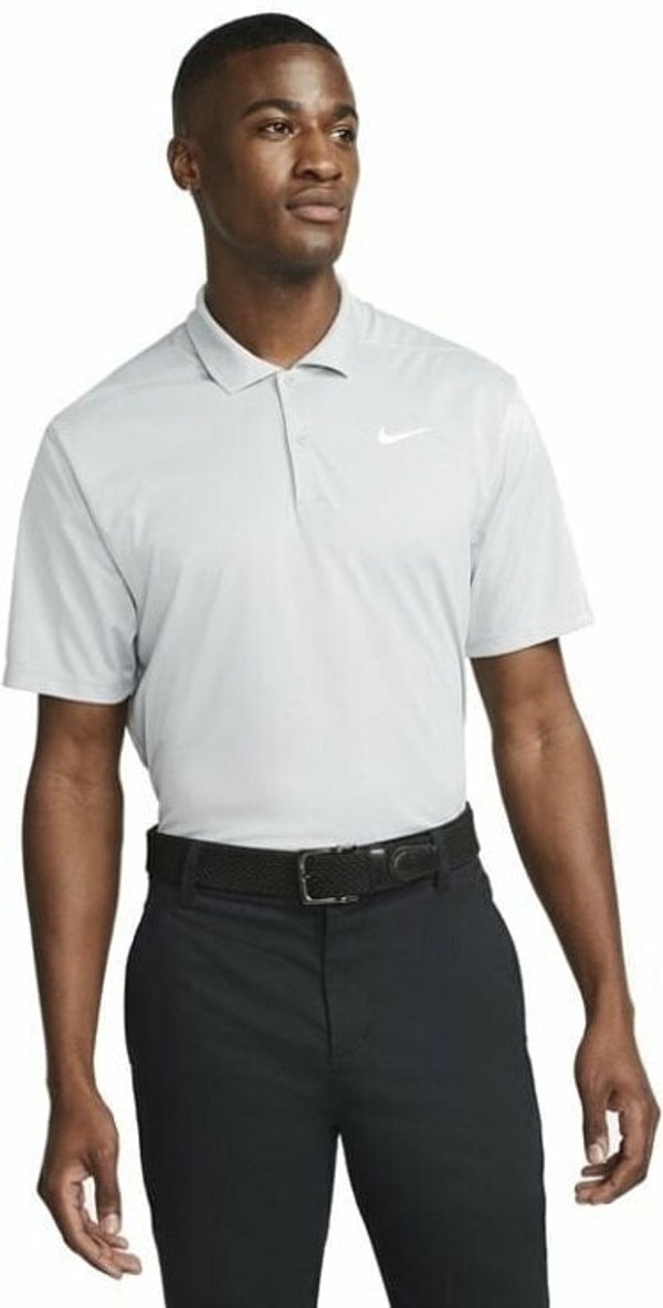 Nike Nike Dri-Fit Victory Mens Golf Polo Light Grey/White M
