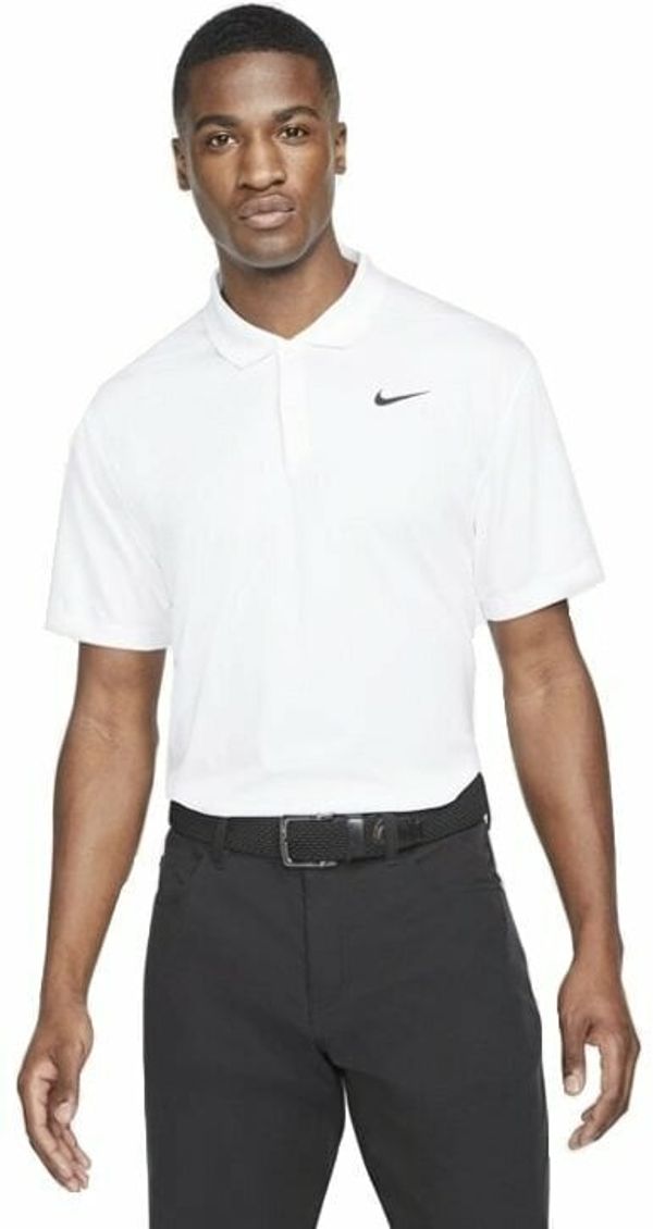 Nike Nike Dri-Fit Victory Mens Golf Polo White/Black XL