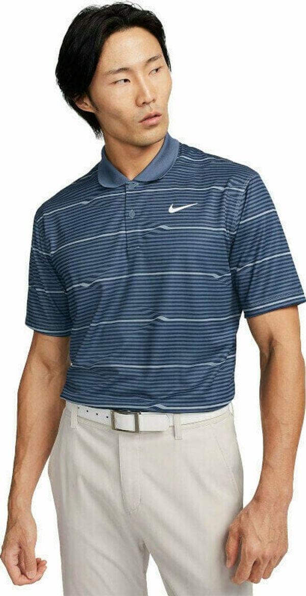 Nike Nike Dri-Fit Victory+ Mens Polo Midnight Navy/Diffused Blue/White L