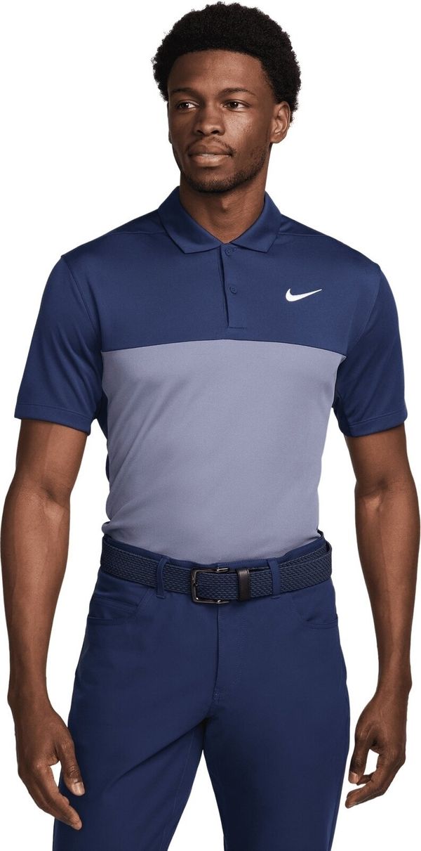 Nike Nike Dri-Fit Victory+ Mens Polo Midnight Navy/Obsidian/White 2XL