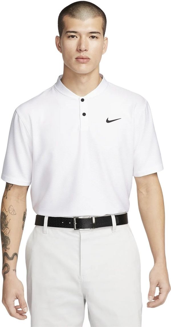 Nike Nike Dri-Fit Victory Texture Mens Polo White/Black M